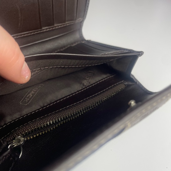 2007 Coach Signature Jacquard Tote & Wallet w/COA - Picture 10 of 16